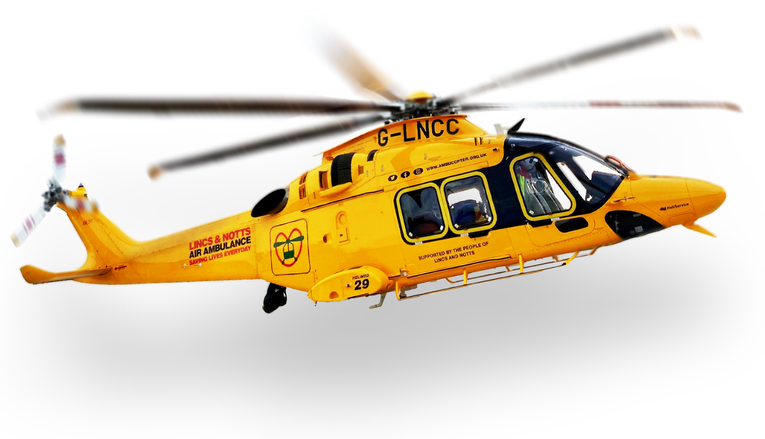 Lincs & Notts Air Ambulance Service Helicopter