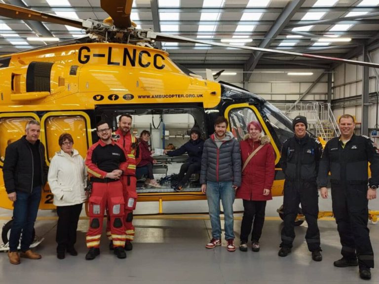 Our crew with Bradley visiting LNAA HQ