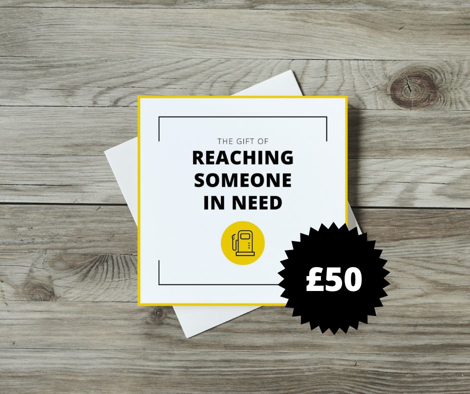 Virtual gift of reaching someone in need