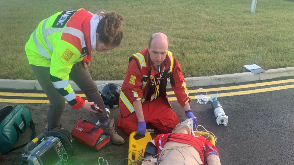 Mike Hughes - doctor training at LNAA