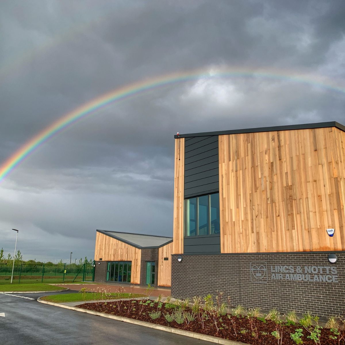 Rainbow over LNAA HQ