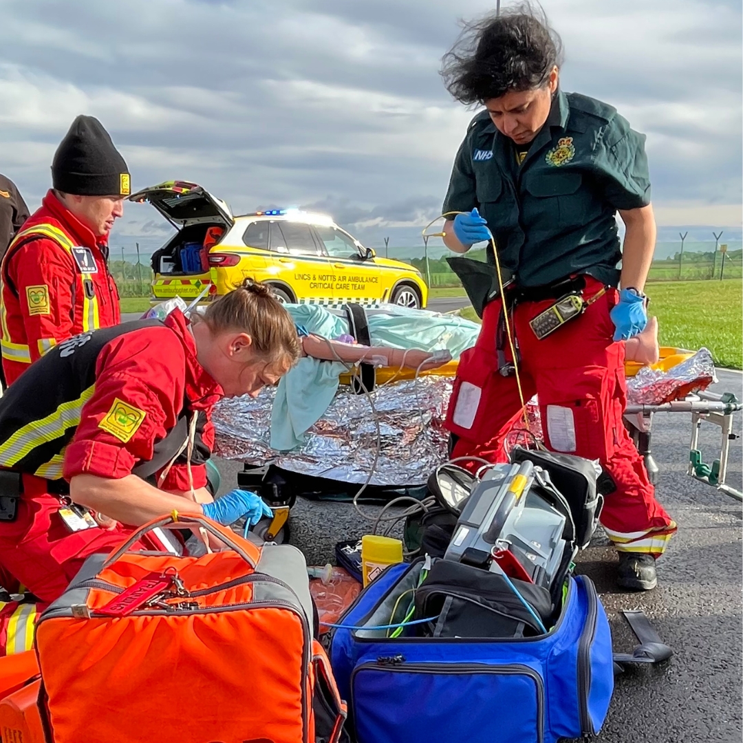 Crew during training exercise