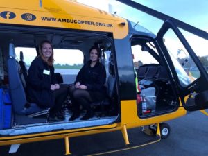 Chandlers Oil staff in LNAA helicopter