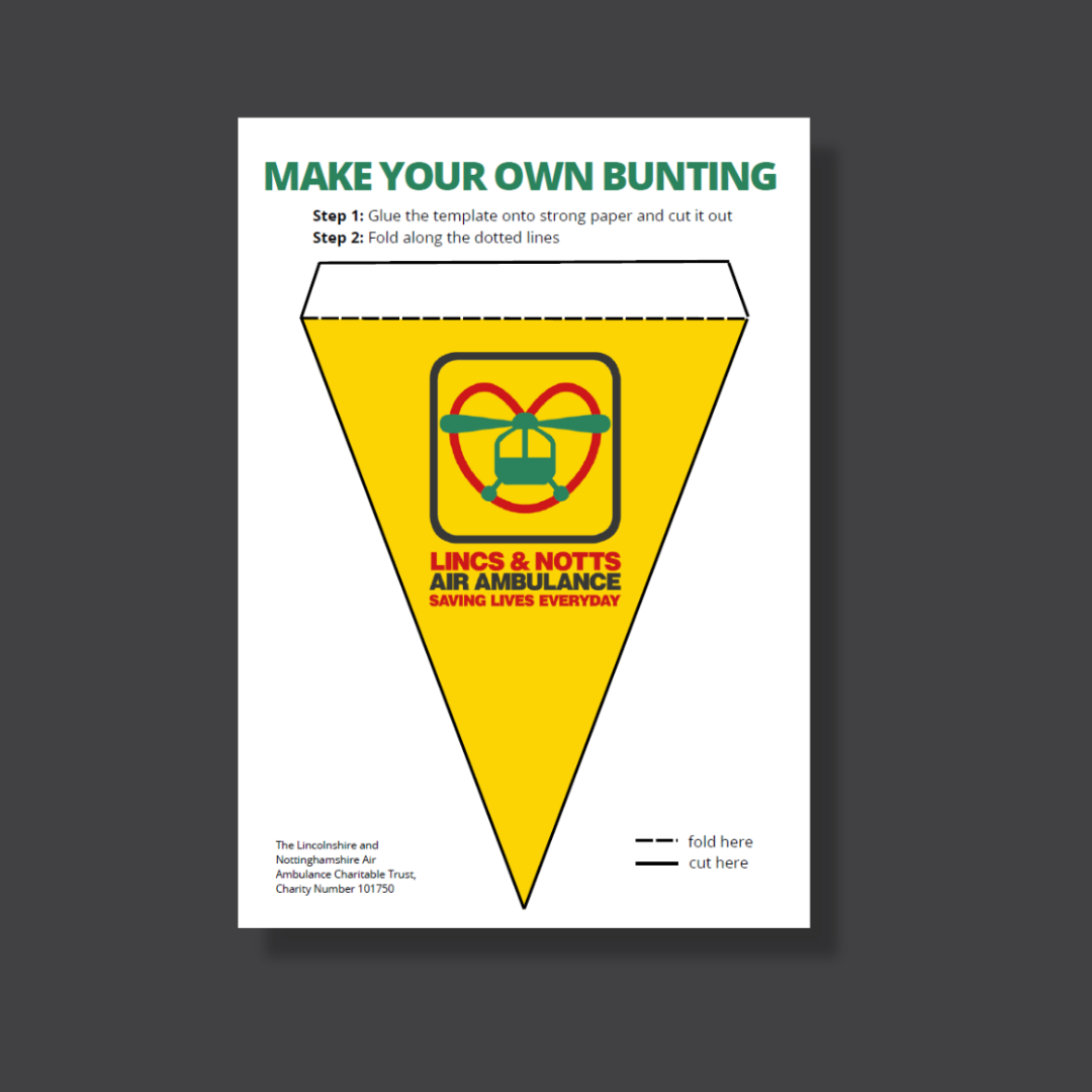 Bunting cut out