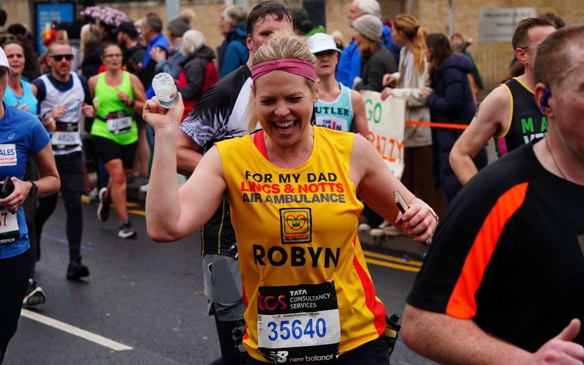 Robyn running marathon