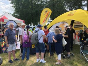 Busy LNAA tent at Lincs Show