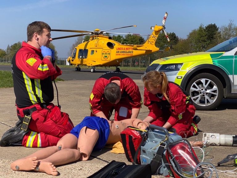 LNAA crew treat patient