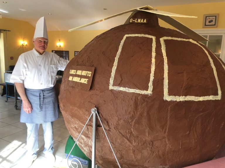 Chocolate helicopter