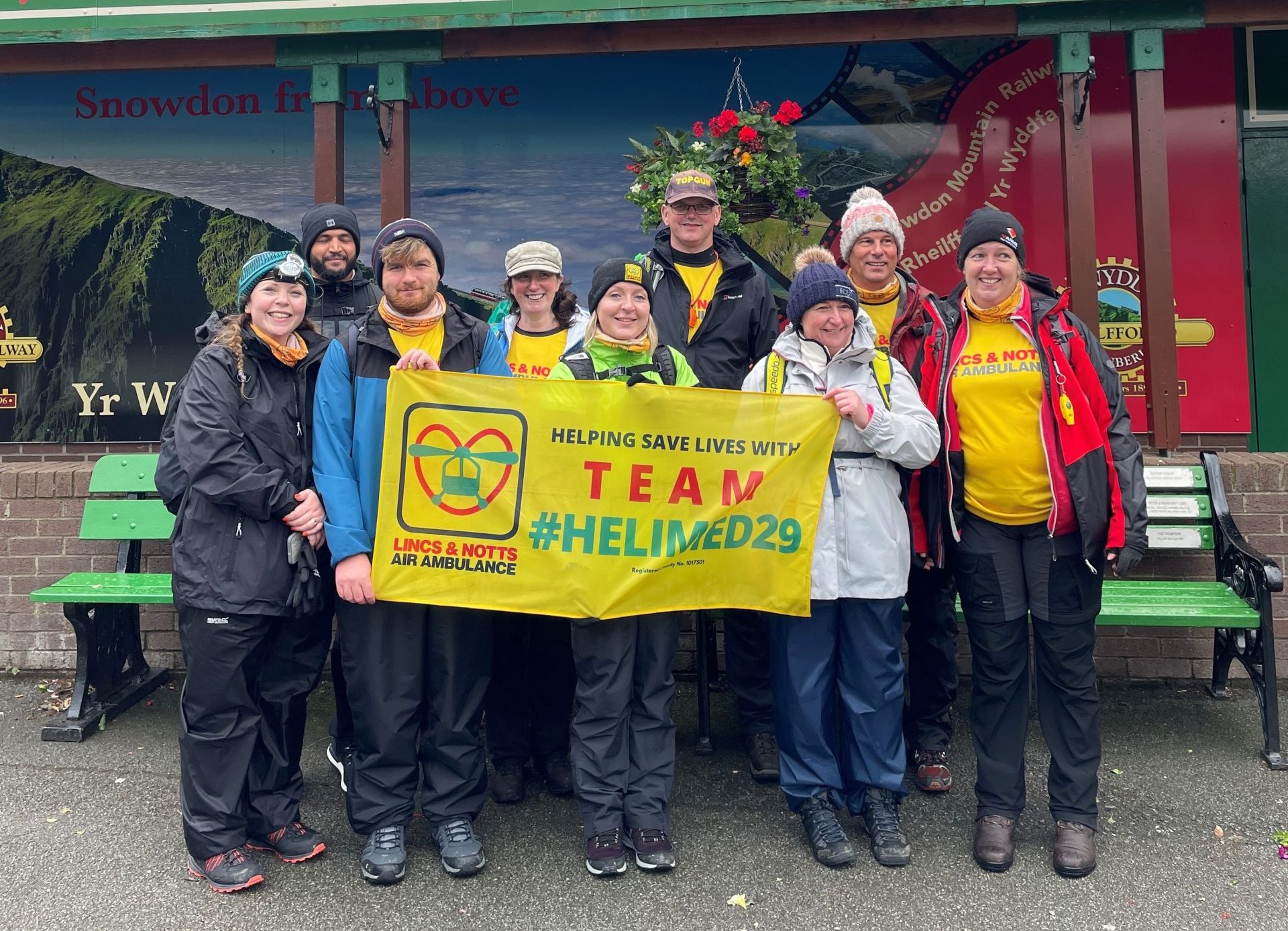 Snowdon walkers for LNAA