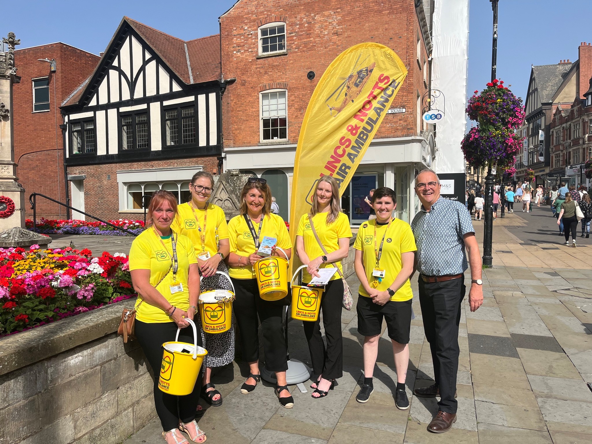 Fundraisers on Lincoln High Street