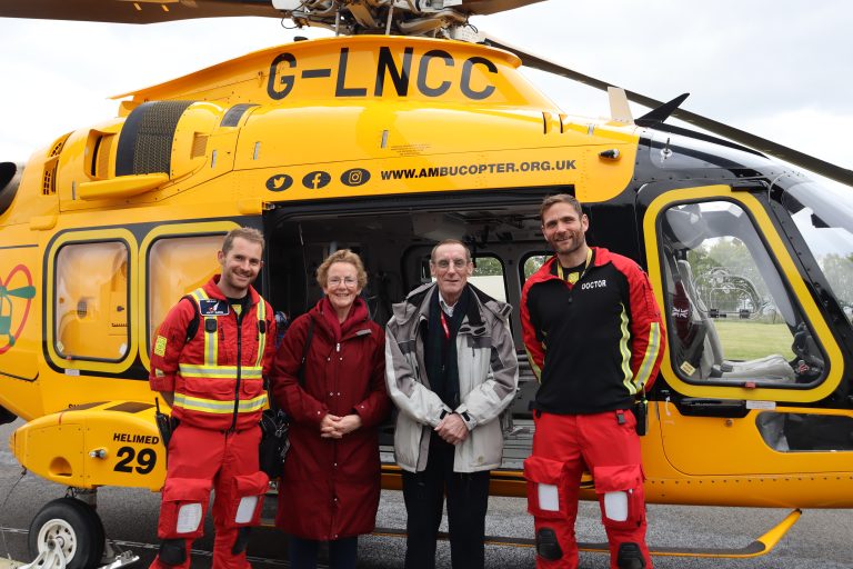 Allan Gardner at LNAA helicopter