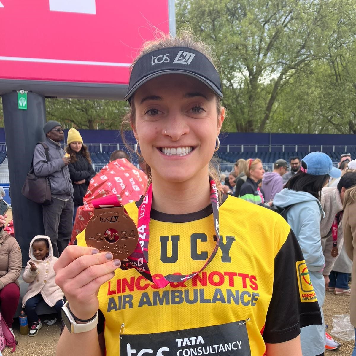 lucy taylor london marathon for LNAA