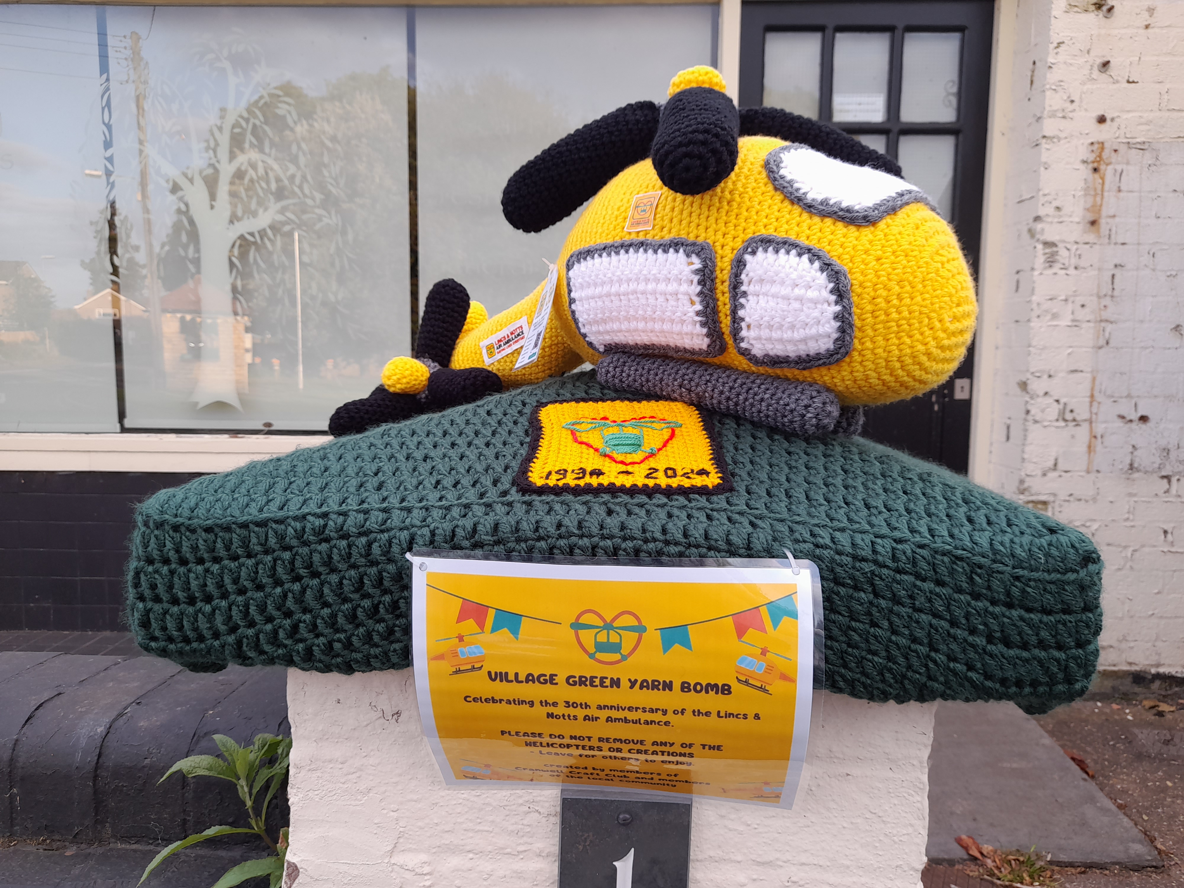 Cranwell Yarn bomb