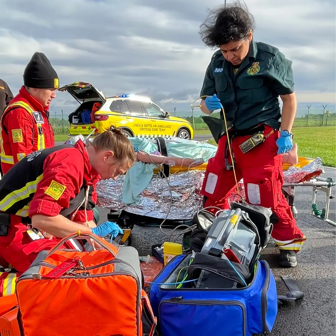 Crew during training exercise