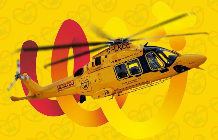 yellow LNAA Helicopter